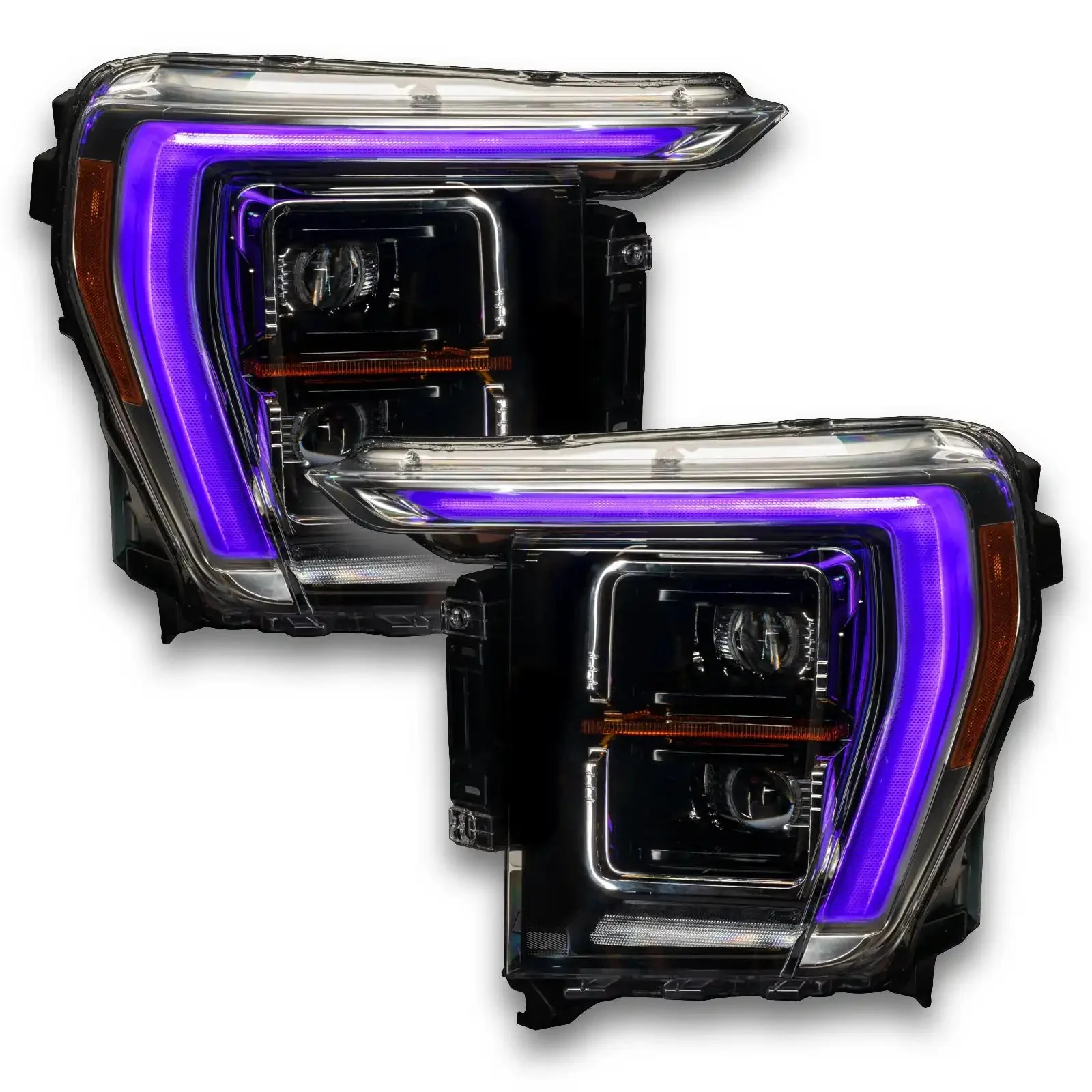 ORACLE Lighting 2021-2023 Ford F-150 ColorSHIFT RGB+W Headlight DRL Upgrade Kit - Image 15
