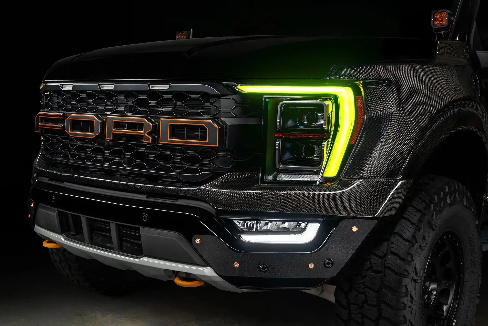 ORACLE Lighting 2021-2023 Ford F-150 ColorSHIFT RGB+W Headlight DRL Upgrade Kit - Image 24