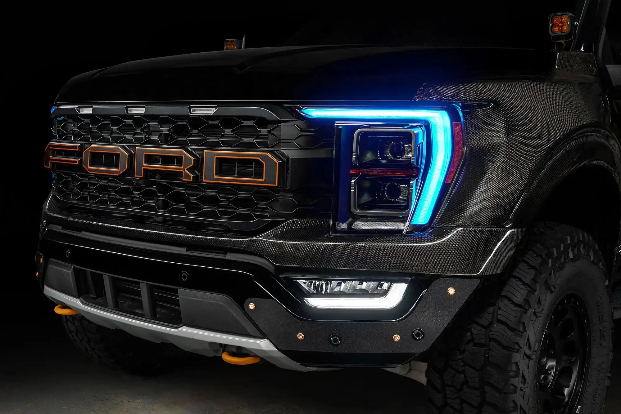 ORACLE Lighting 2021-2023 Ford F-150 ColorSHIFT RGB+W Headlight DRL Upgrade Kit - Image 27