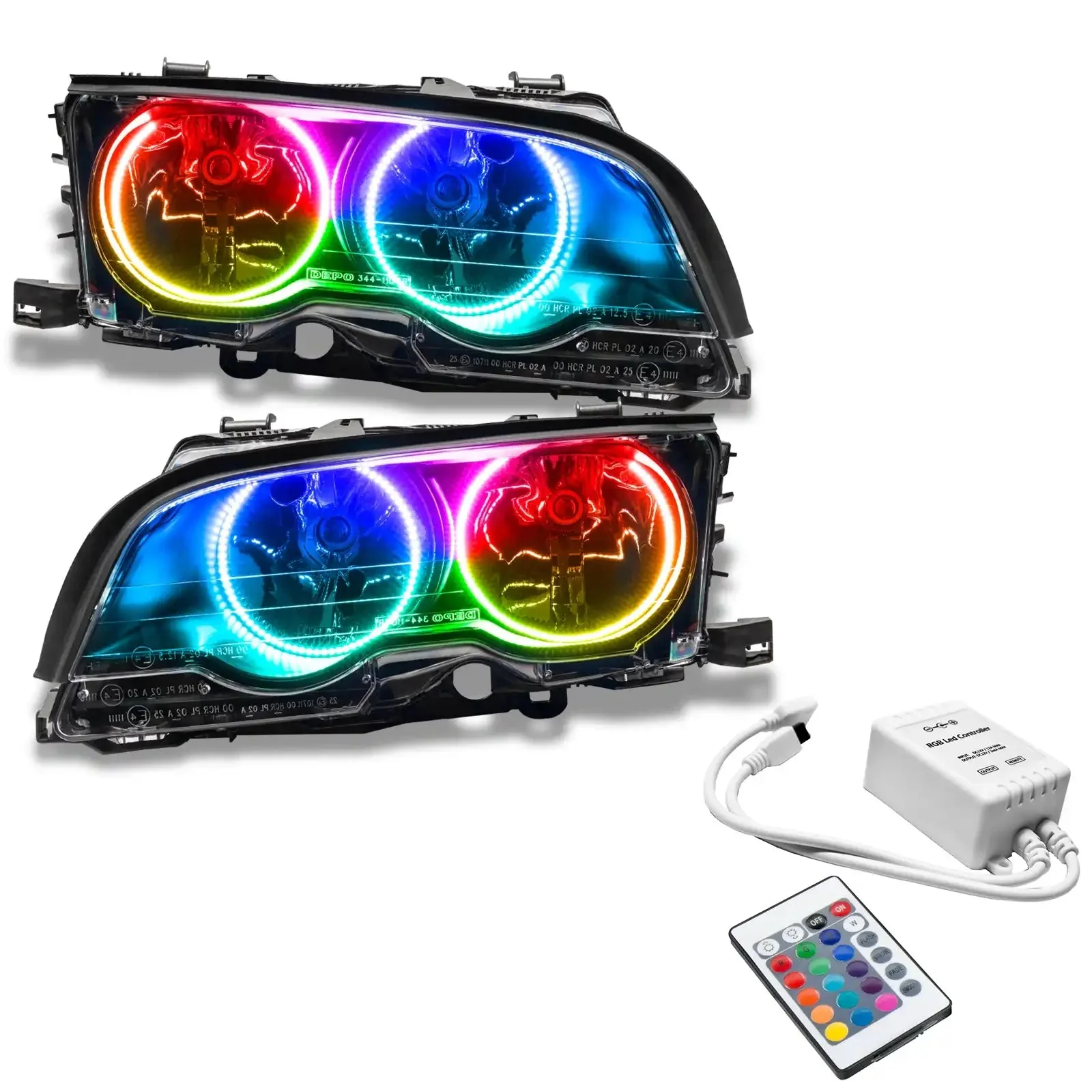 1999-2001 BMW 3 Series Convertible/Coupe Pre-Assembled Headlights - Halogen - Image 7