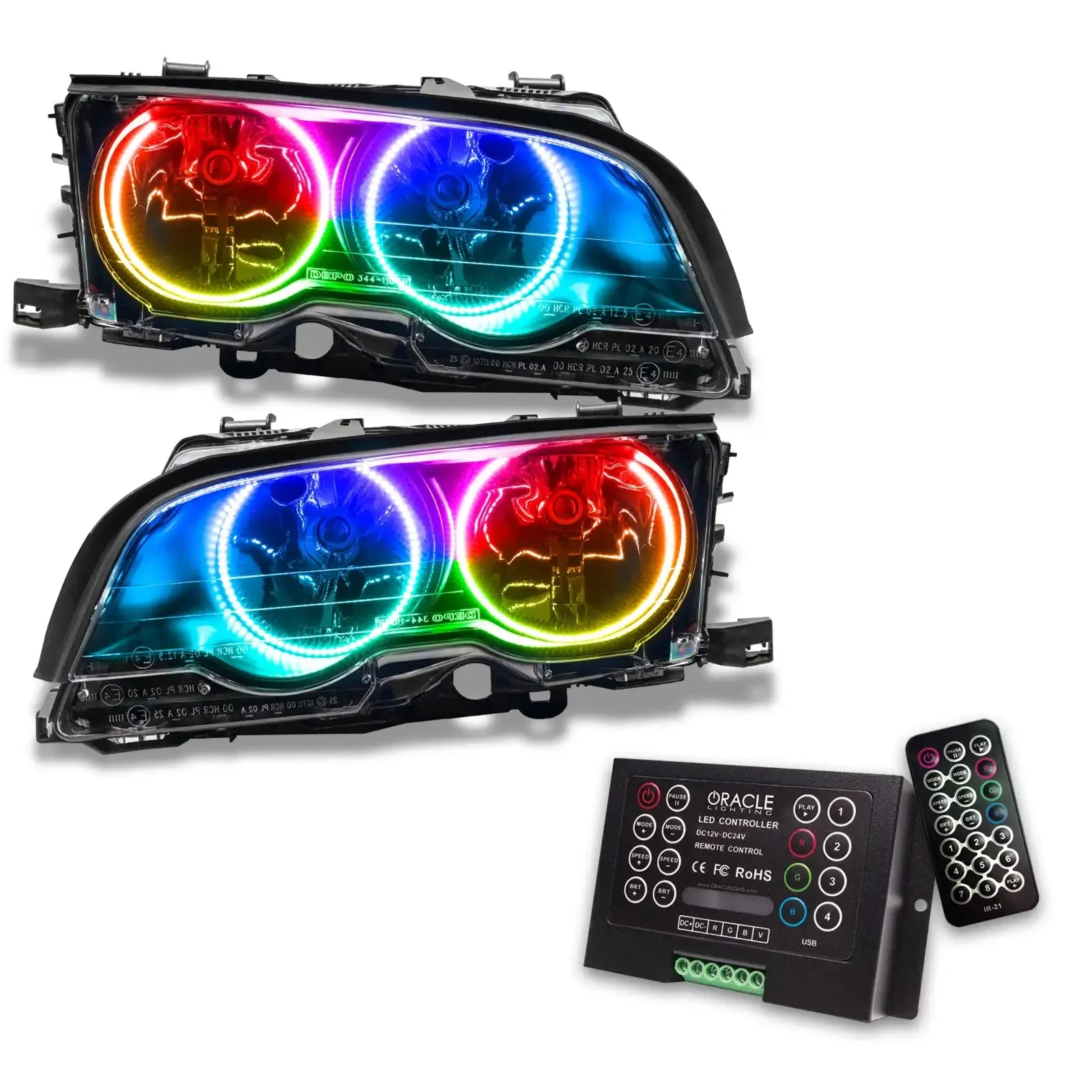 1999-2001 BMW 3 Series Convertible/Coupe Pre-Assembled Headlights - Halogen - Image 9