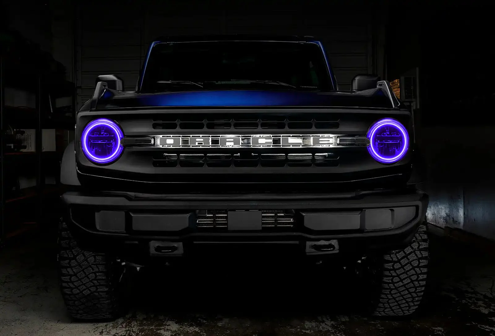 ORACLE Lighting 2021-2025 Ford Bronco LED Headlight Halo Kit - Base Headlights - Image 23