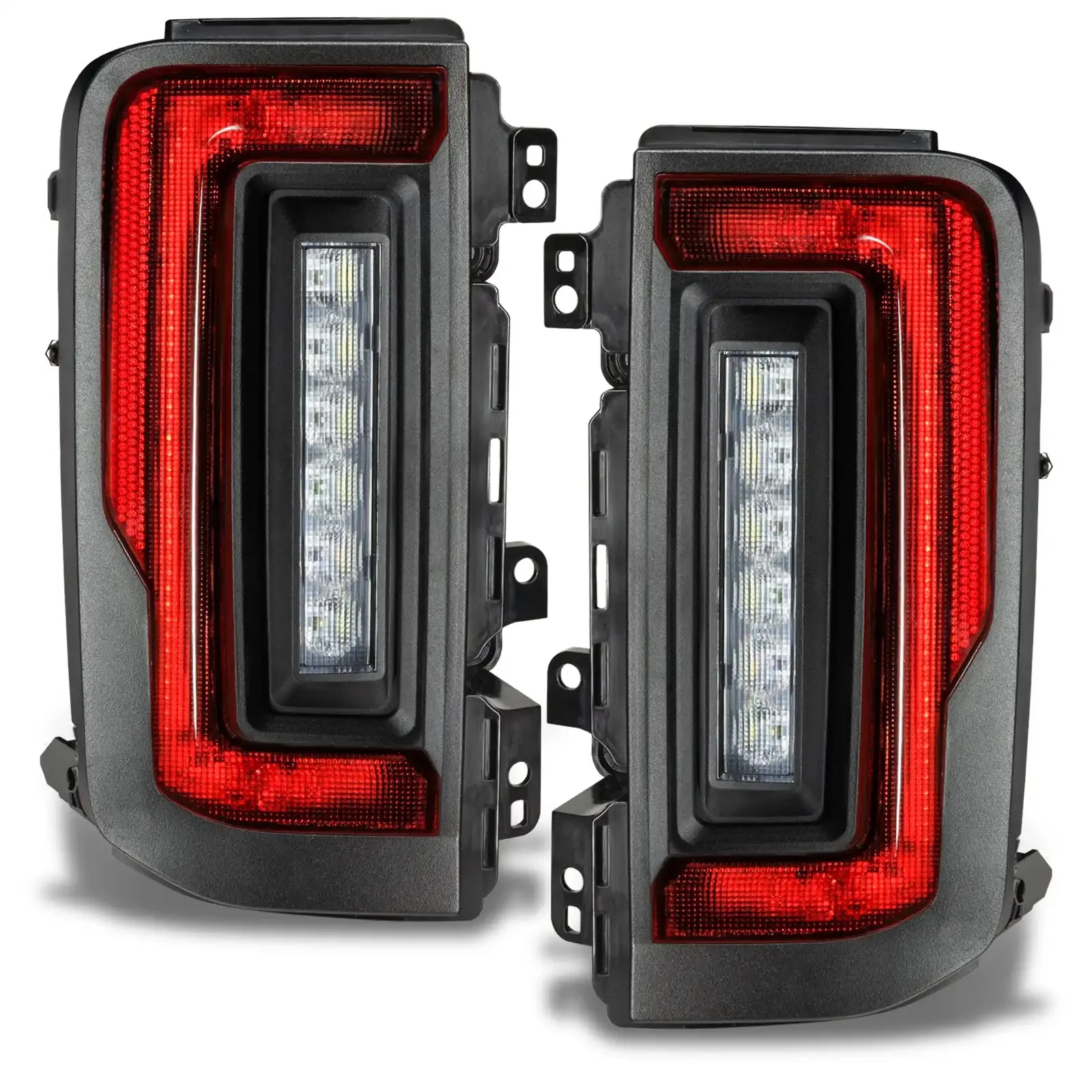 V2 | 2021-2025 Ford Bronco Flush Mount LED Tail Lights - Low Profile | 1,400 Lumens - Image 2