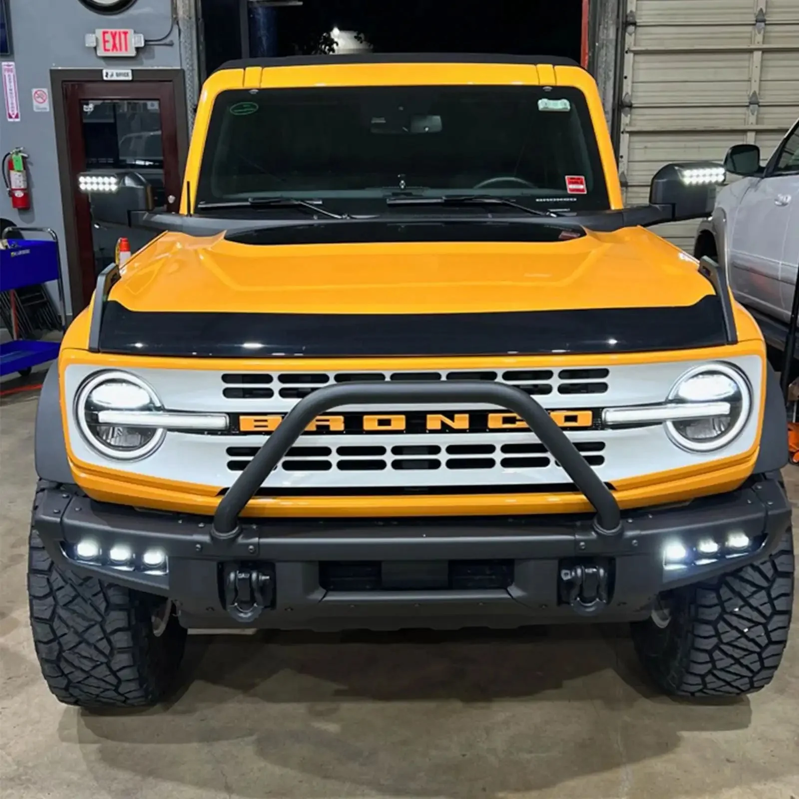 2021-2026 Ford Bronco Triple LED Fog Light Kit - Steel Modular Bumper | 90W - Image 20