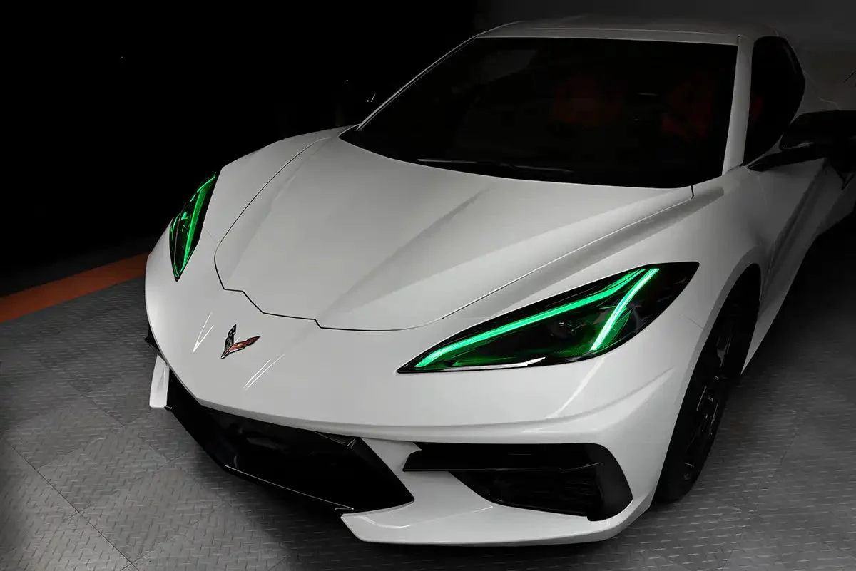 ORACLE Lighting 2020-2025 Chevrolet C8 Corvette ColorSHIFT RGB+A LED Headlight DRL Upgrade - Image 23