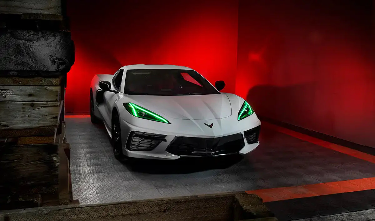 ORACLE Lighting 2020-2025 Chevrolet C8 Corvette ColorSHIFT RGB+A LED Headlight DRL Upgrade - Image 38
