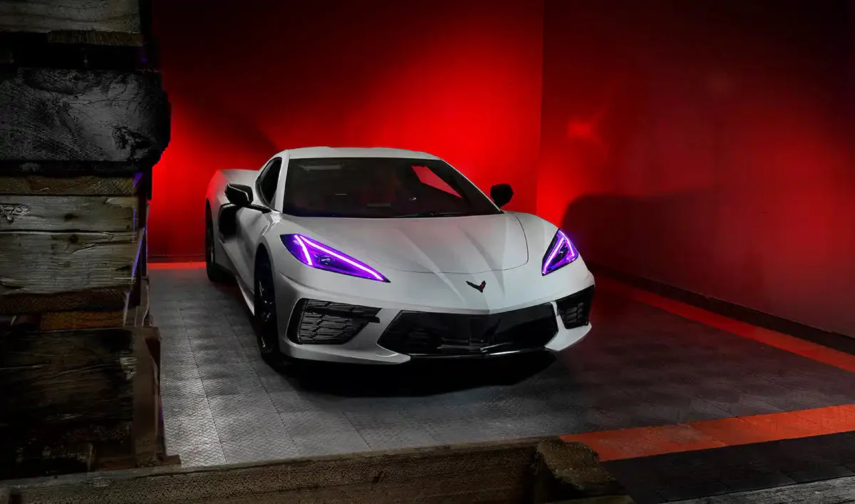 ORACLE Lighting 2020-2025 Chevrolet C8 Corvette ColorSHIFT RGB+A LED Headlight DRL Upgrade - Image 39