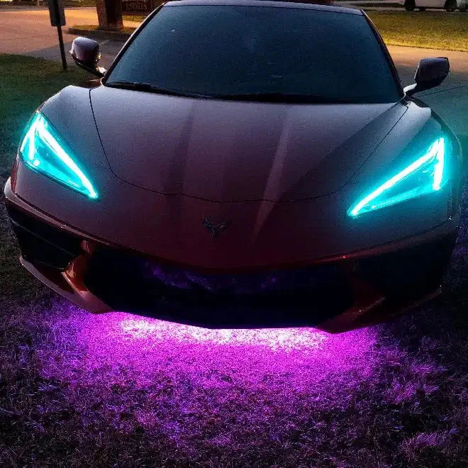 ORACLE Lighting 2020-2025 Chevrolet C8 Corvette ColorSHIFT RGB+A LED Headlight DRL Upgrade - Image 46