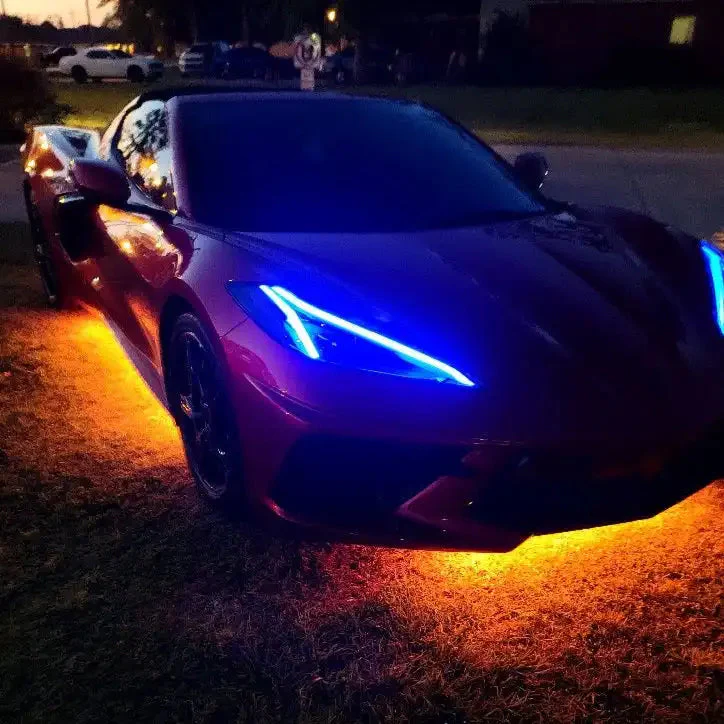 ORACLE Lighting 2020-2025 Chevrolet C8 Corvette ColorSHIFT RGB+A LED Headlight DRL Upgrade - Image 47