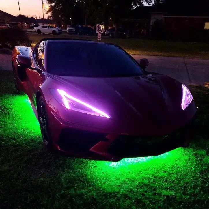 ORACLE Lighting 2020-2025 Chevrolet C8 Corvette ColorSHIFT RGB+A LED Headlight DRL Upgrade - Image 48
