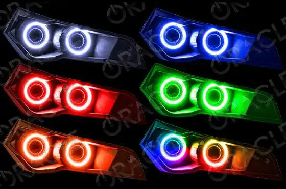 ORACLE Lighting 2013-2018 Can-Am Maverick LED Surface Mount Headlight Halo Kit - Image 2