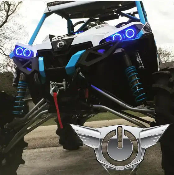 ORACLE Lighting 2013-2018 Can-Am Maverick LED Surface Mount Headlight Halo Kit - Image 3