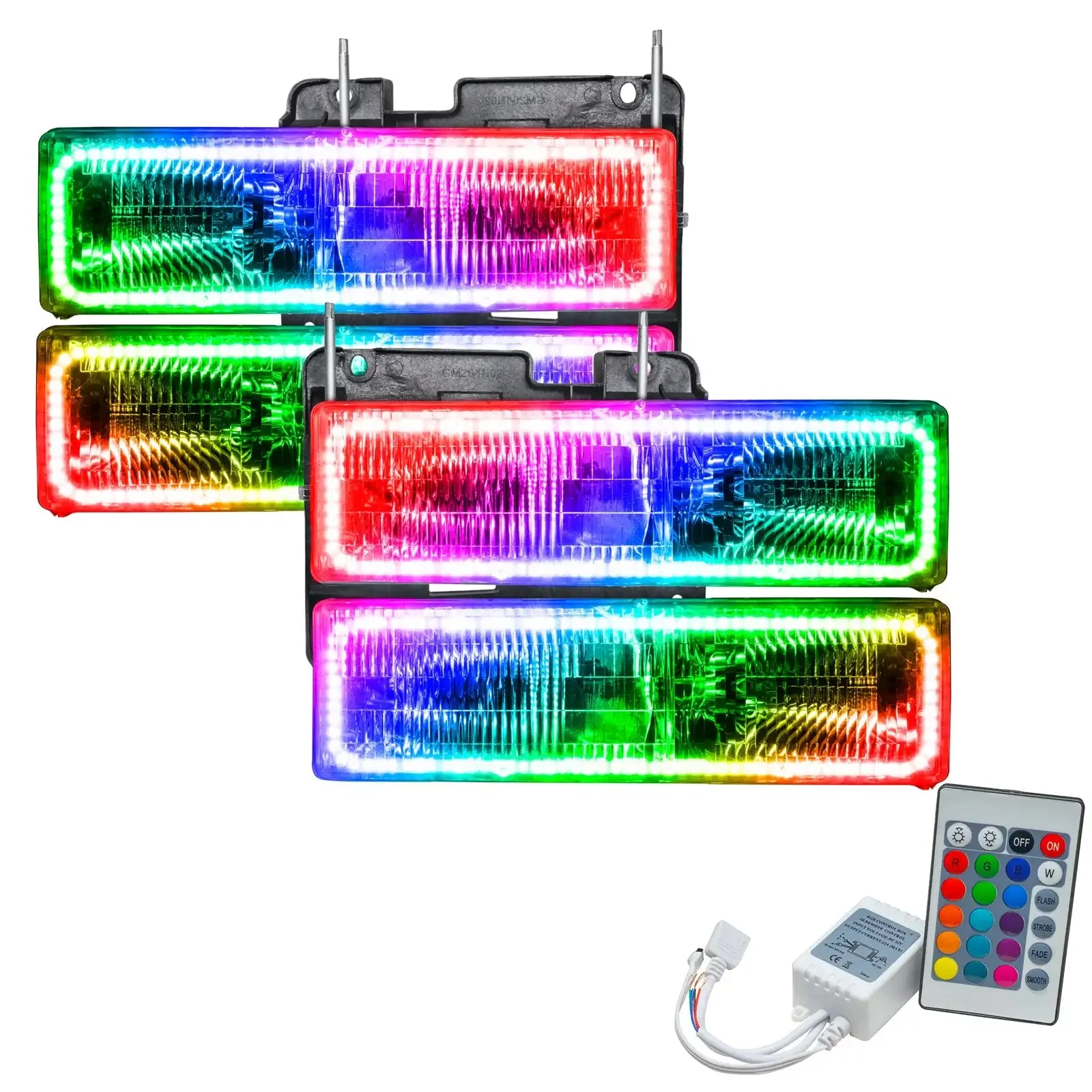 ORACLE Lighting 1992-1994 Chevrolet Blazer Pre-Assembled Halo Headlights - Image 7