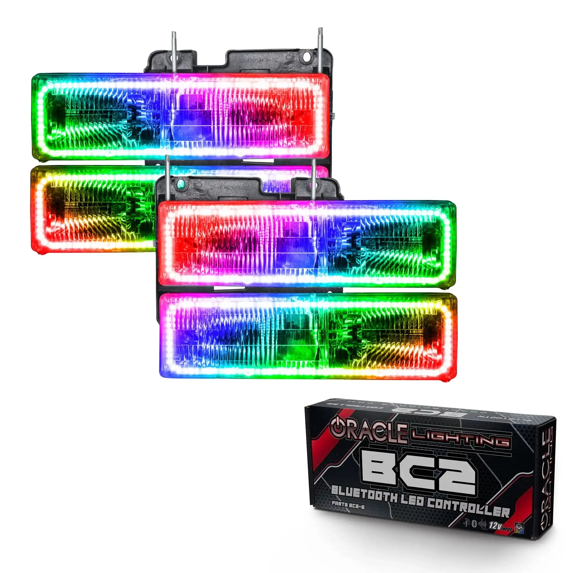 ORACLE Lighting 1988-2002 Chevrolet C10 Pre-Assembled Halo Headlights - Image 10