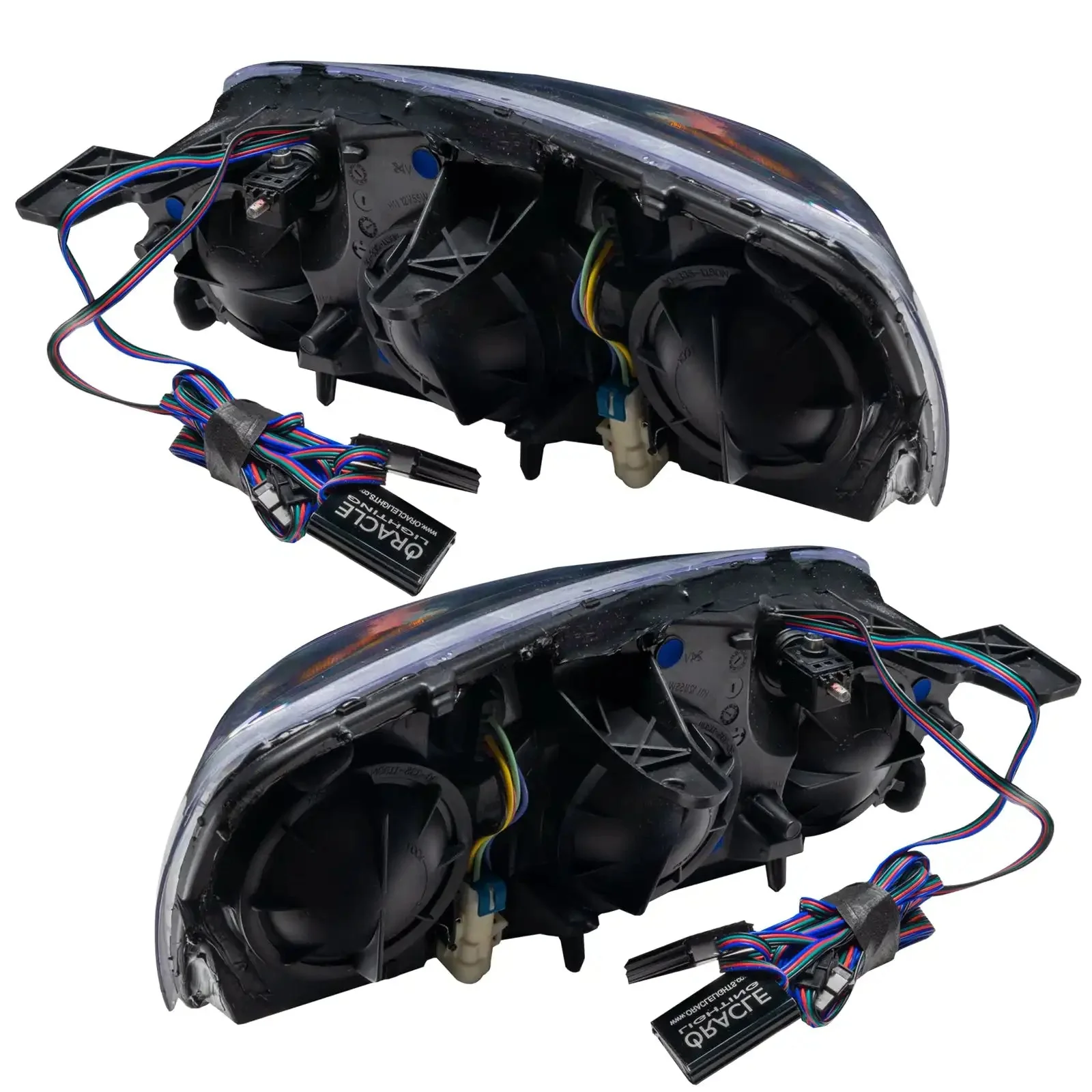 ORACLE Lighting 2004-2007 Chevrolet Malibu Pre-Assembled Halo Headlights - Image 11