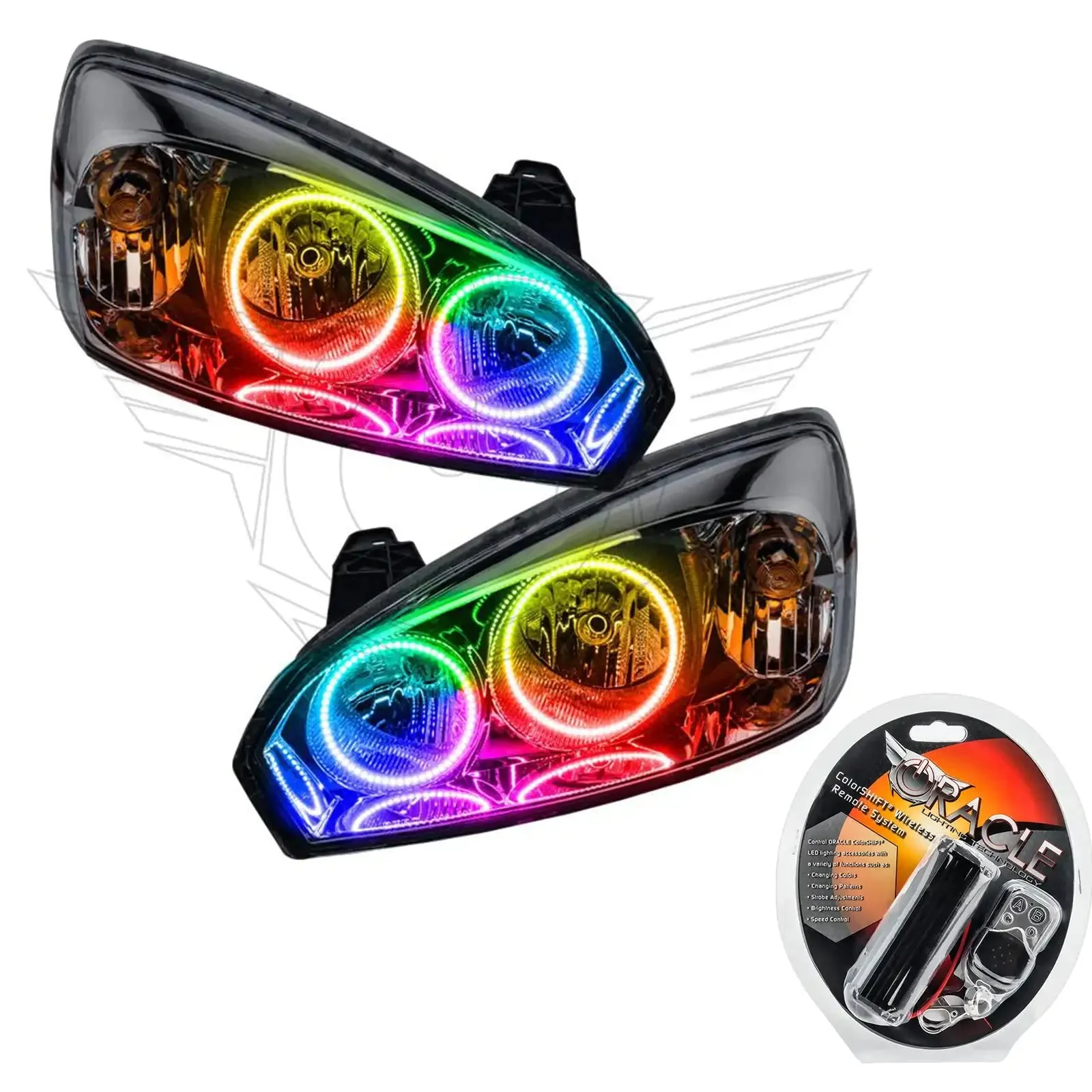 ORACLE Lighting 2004-2007 Chevrolet Malibu Pre-Assembled Halo Headlights - Image 5