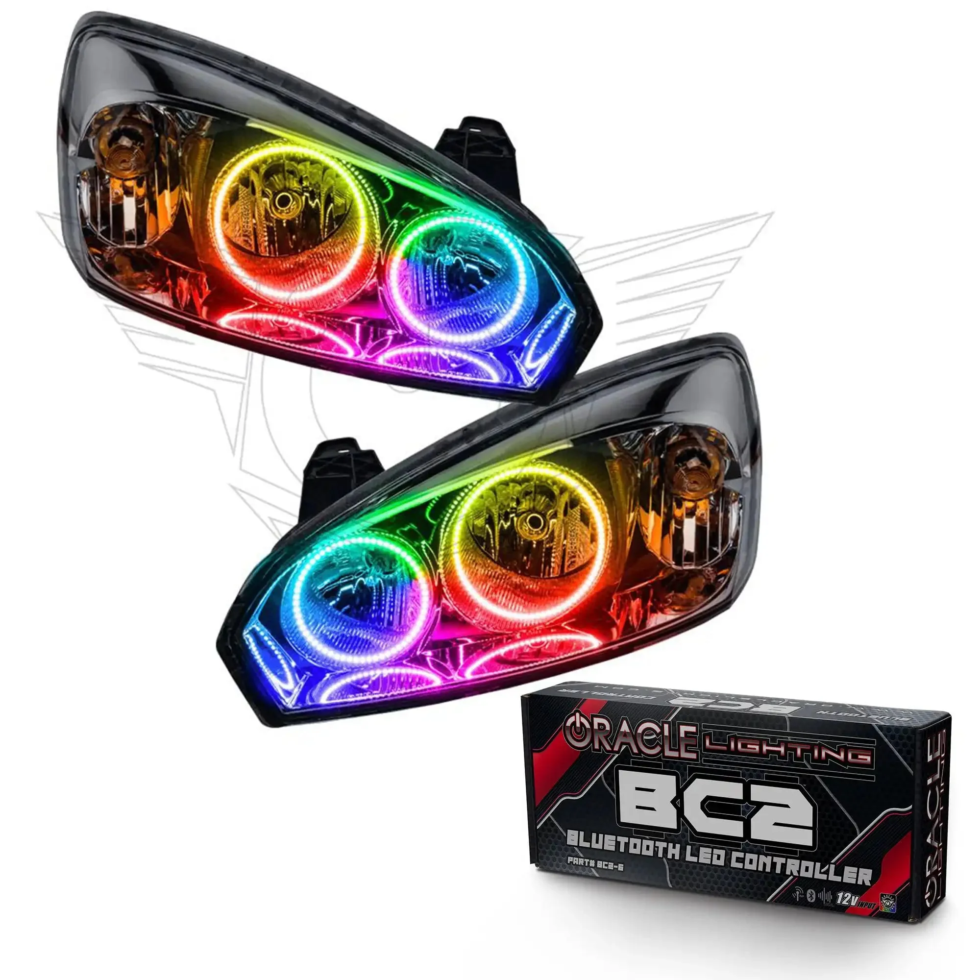 ORACLE Lighting 2004-2007 Chevrolet Malibu Pre-Assembled Halo Headlights - Image 8