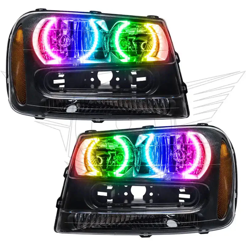 ORACLE Lighting 2002-2009 Chevrolet TrailBlazer Pre-Assembled Halo Headlights - Image 8