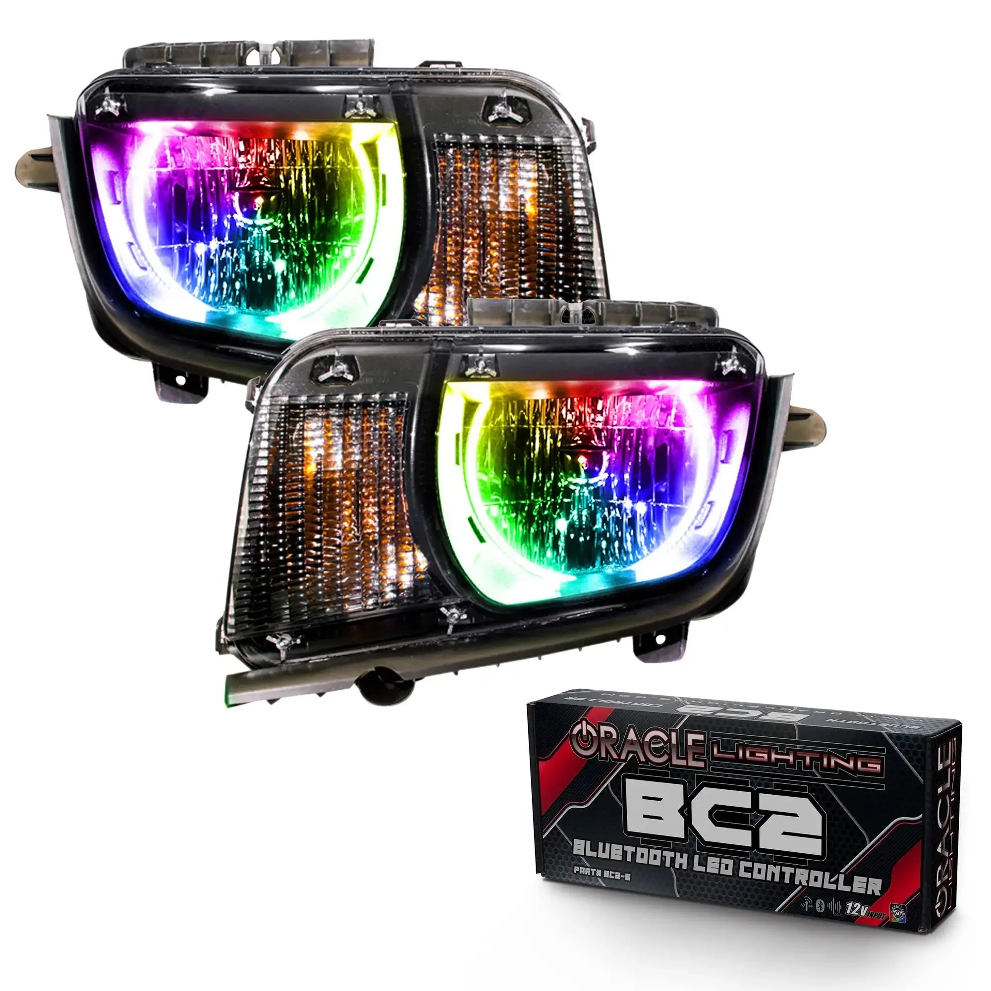 ORACLE Lighting 2010-2013 Chevrolet Camaro Non RS Pre-Assembled Halo Headlights - Image 12