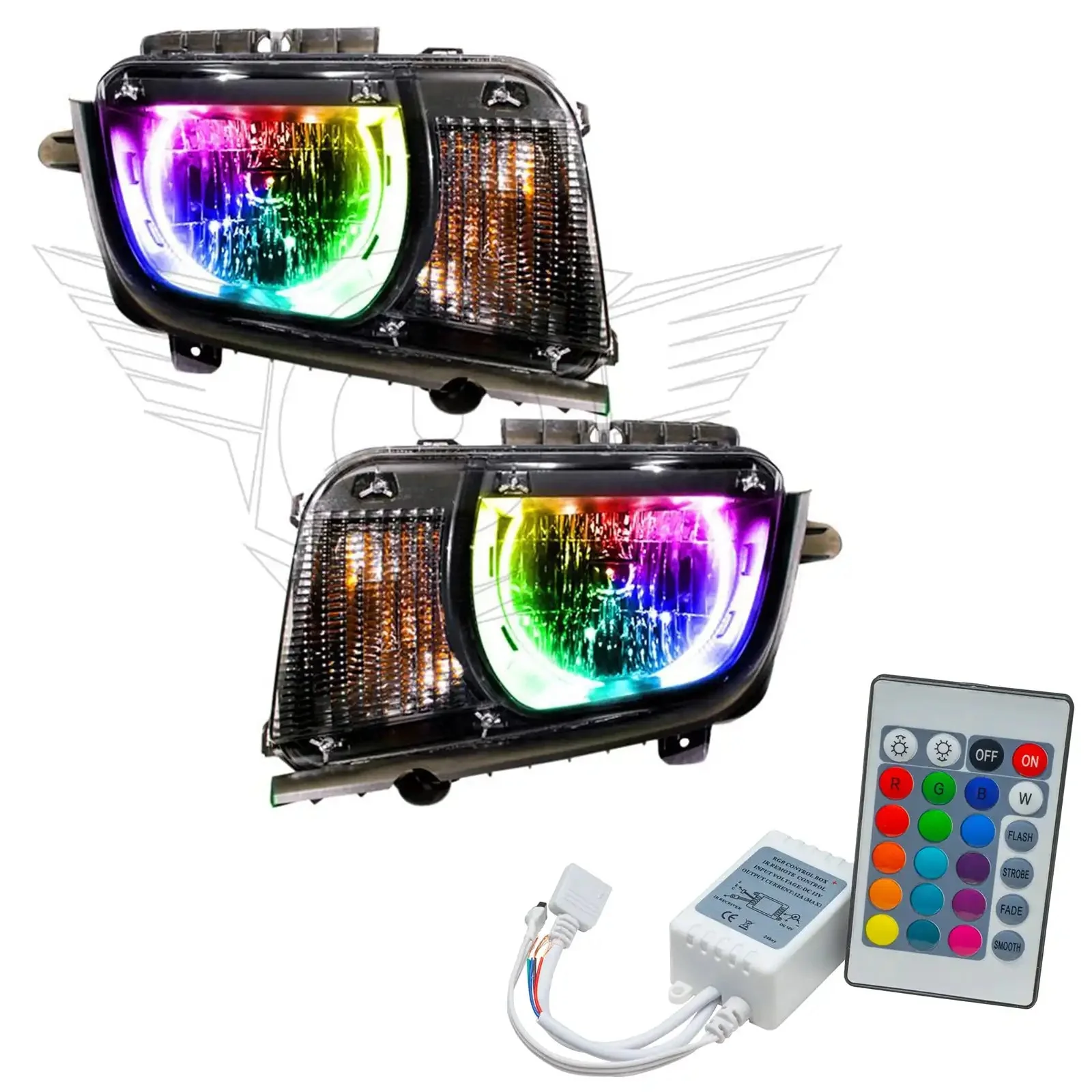 ORACLE Lighting 2010-2013 Chevrolet Camaro Non RS Pre-Assembled Halo Headlights - Image 8