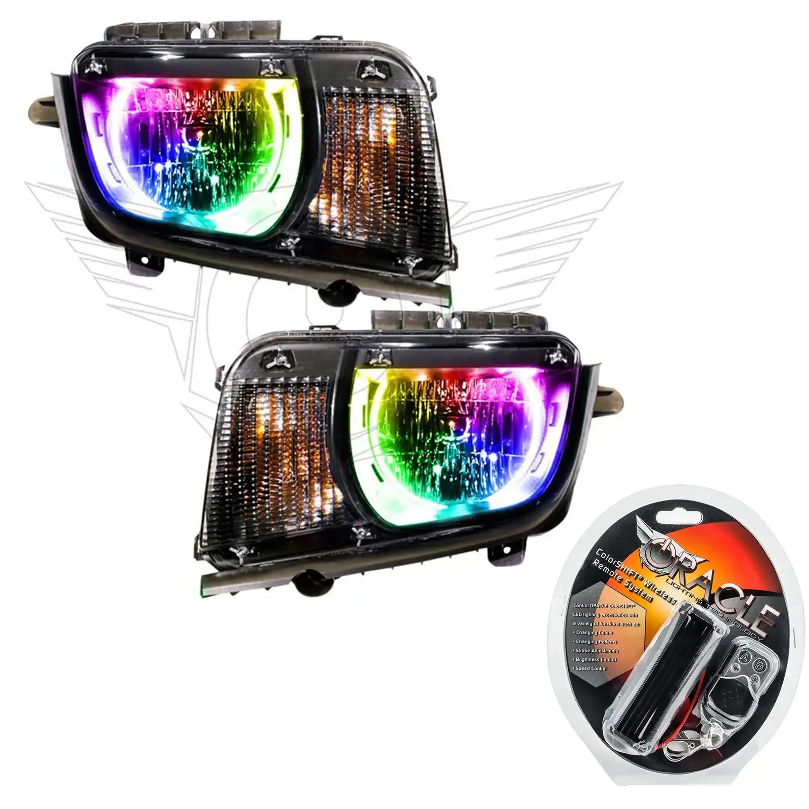 ORACLE Lighting 2010-2013 Chevrolet Camaro Non RS Pre-Assembled Halo Headlights - Image 9