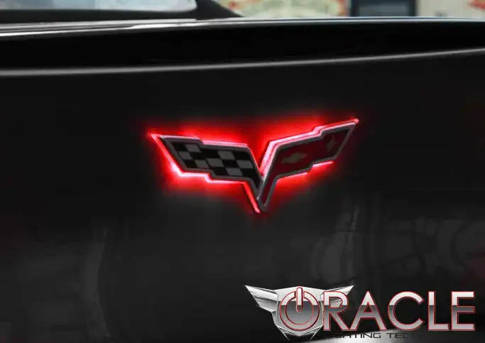 ORACLE Lighting 2005-2013 Chevrolet C6 Corvette Illuminated Emblem - Image 14