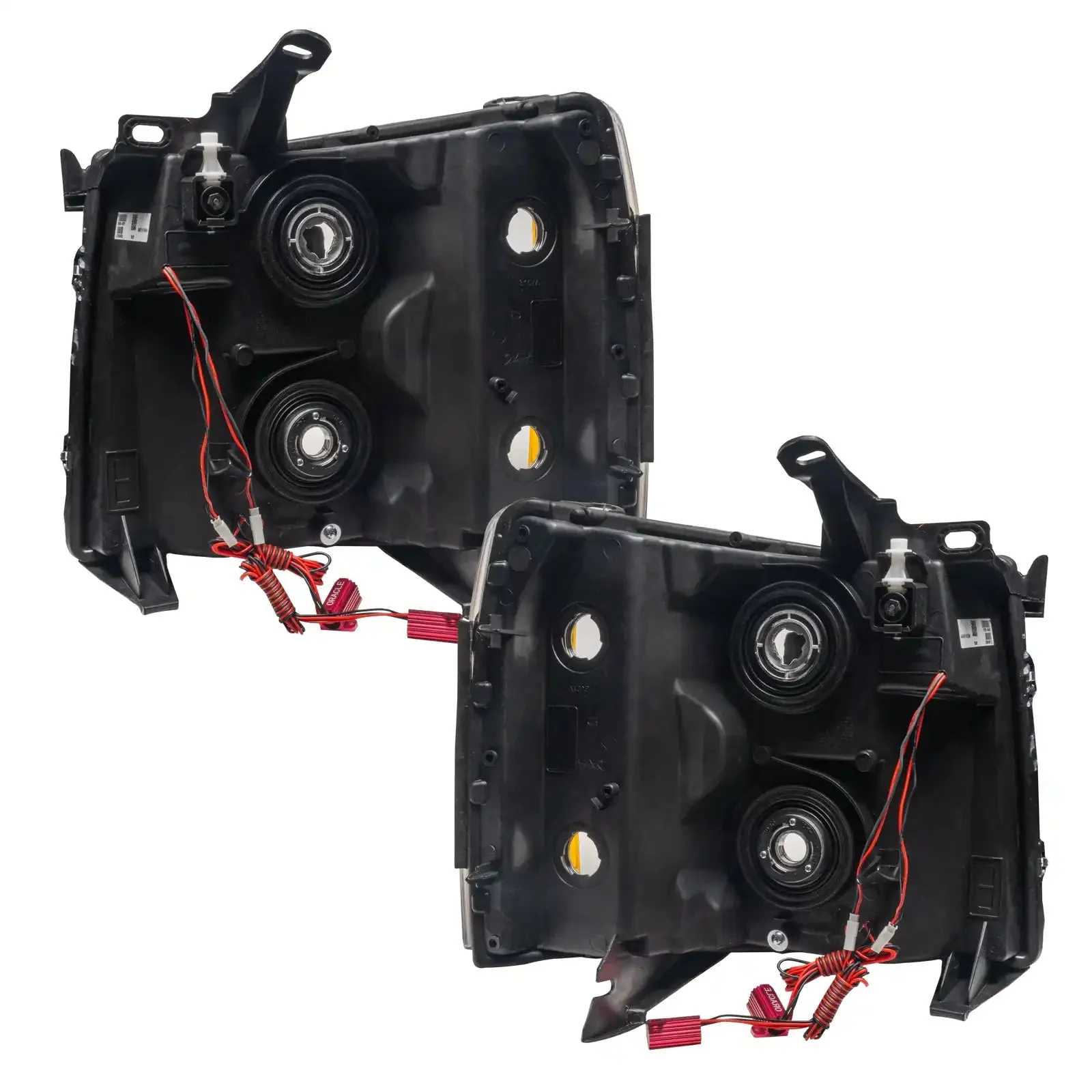 ORACLE Lighting 2007-2013 Chevy Silverado Pre-Assembled Halo Headlights - Chrome Housing - Image 5