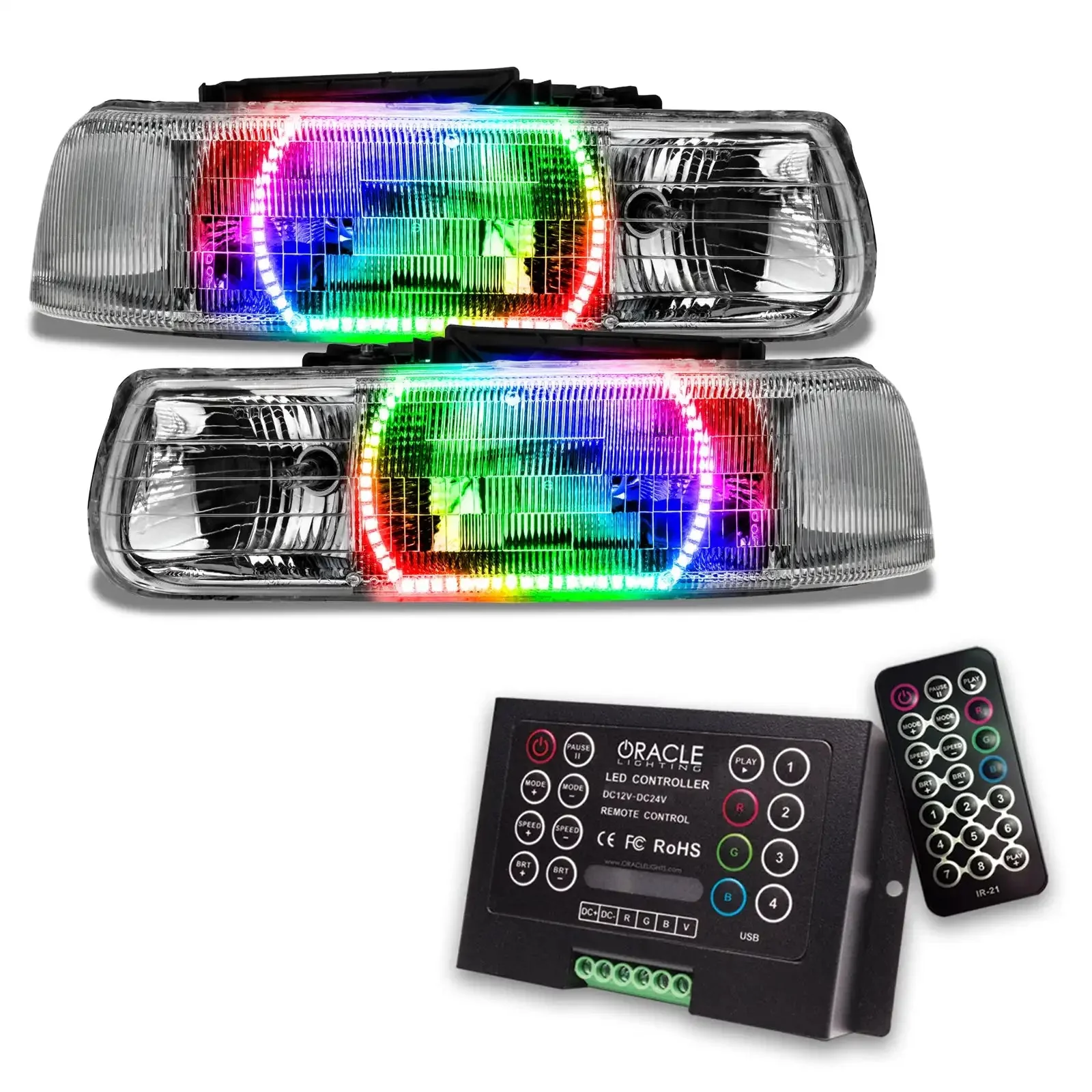 2000-2006 Chevy Tahoe Pre-Assembled Headlights - Image 5