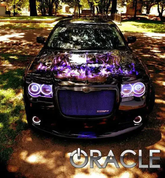ORACLE Lighting 2005-2010 Chrysler 300C Pre-Assembled Halo Headlights - Non HID - Image 12