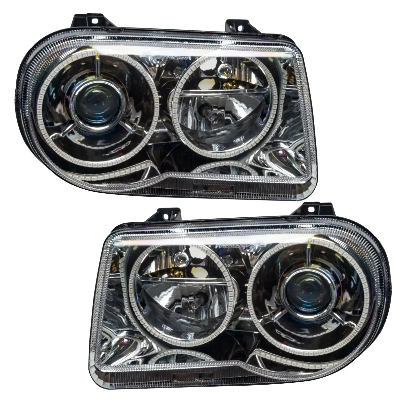 ORACLE Lighting 2005-2010 Chrysler 300C Pre-Assembled Halo Headlights - Non HID - Image 2