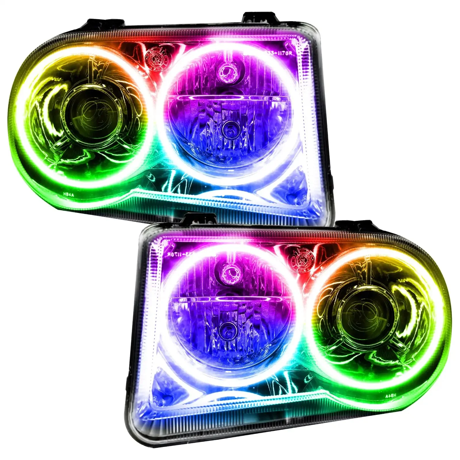 ORACLE Lighting 2005-2010 Chrysler 300C Pre-Assembled Halo Headlights - Non HID - Image 7