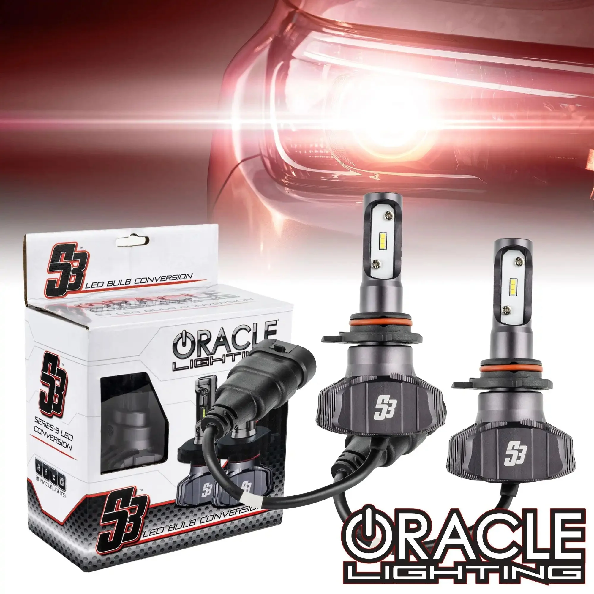 ORACLE Lighting H1 - S3 LED Light Bulb Conversion Kit High/Low Beam (Non-Projector) - Image 2