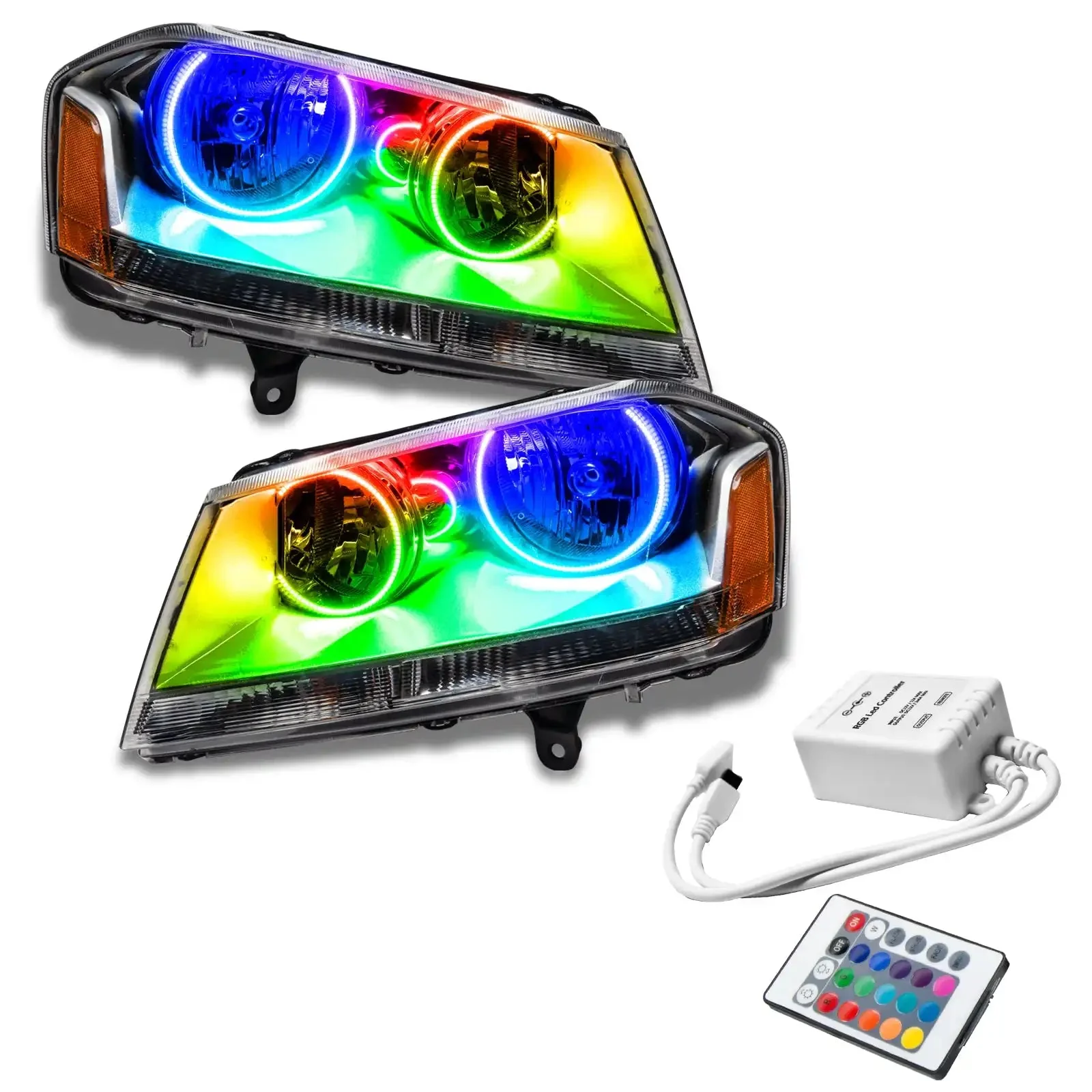 ORACLE Lighting 2008-2014 Dodge Avenger SE/SXT Pre-Assembled Halo Headlights - Image 8