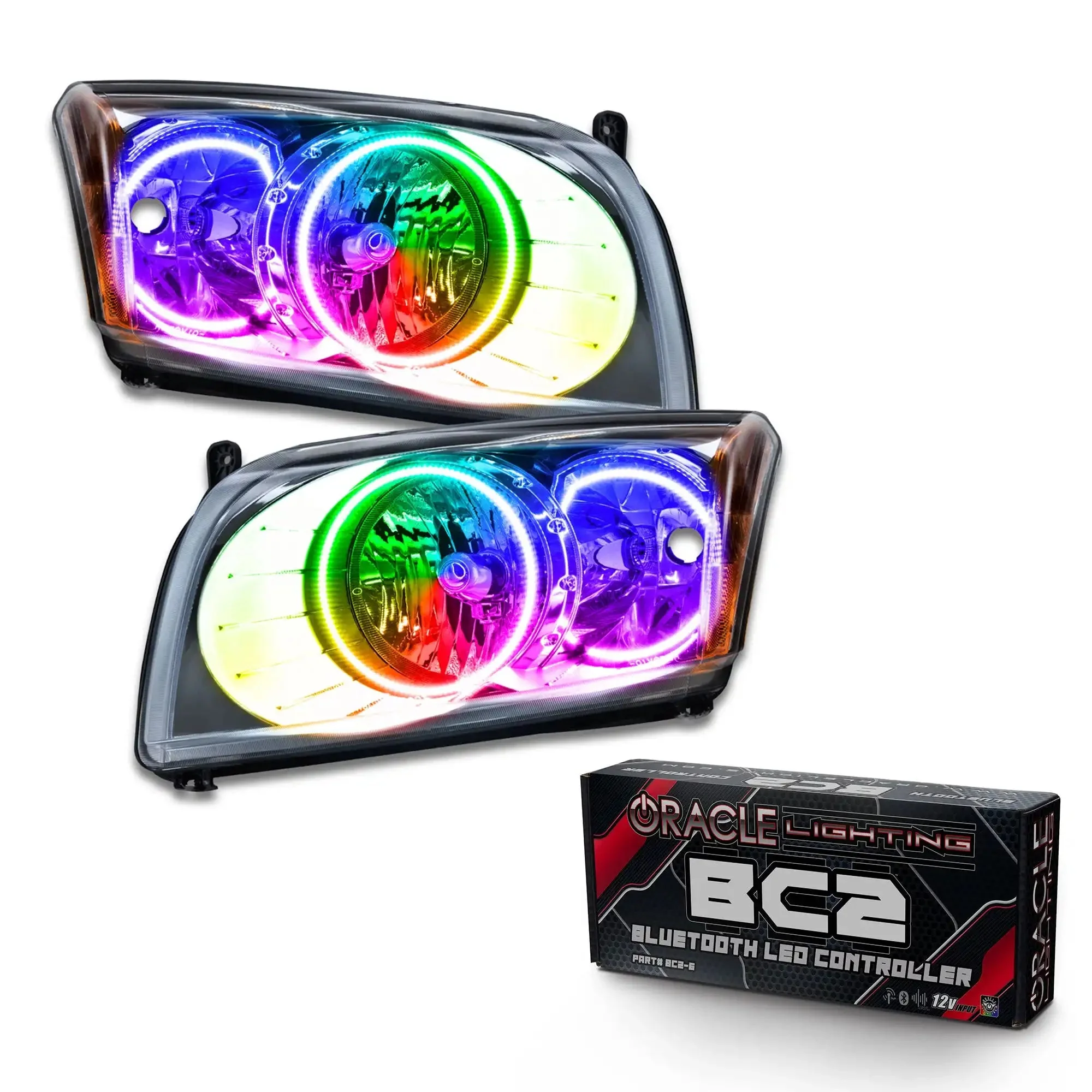ORACLE Lighting 2007-2012 Dodge Caliber Pre-Assembled Headlights - Chrome - Image 10
