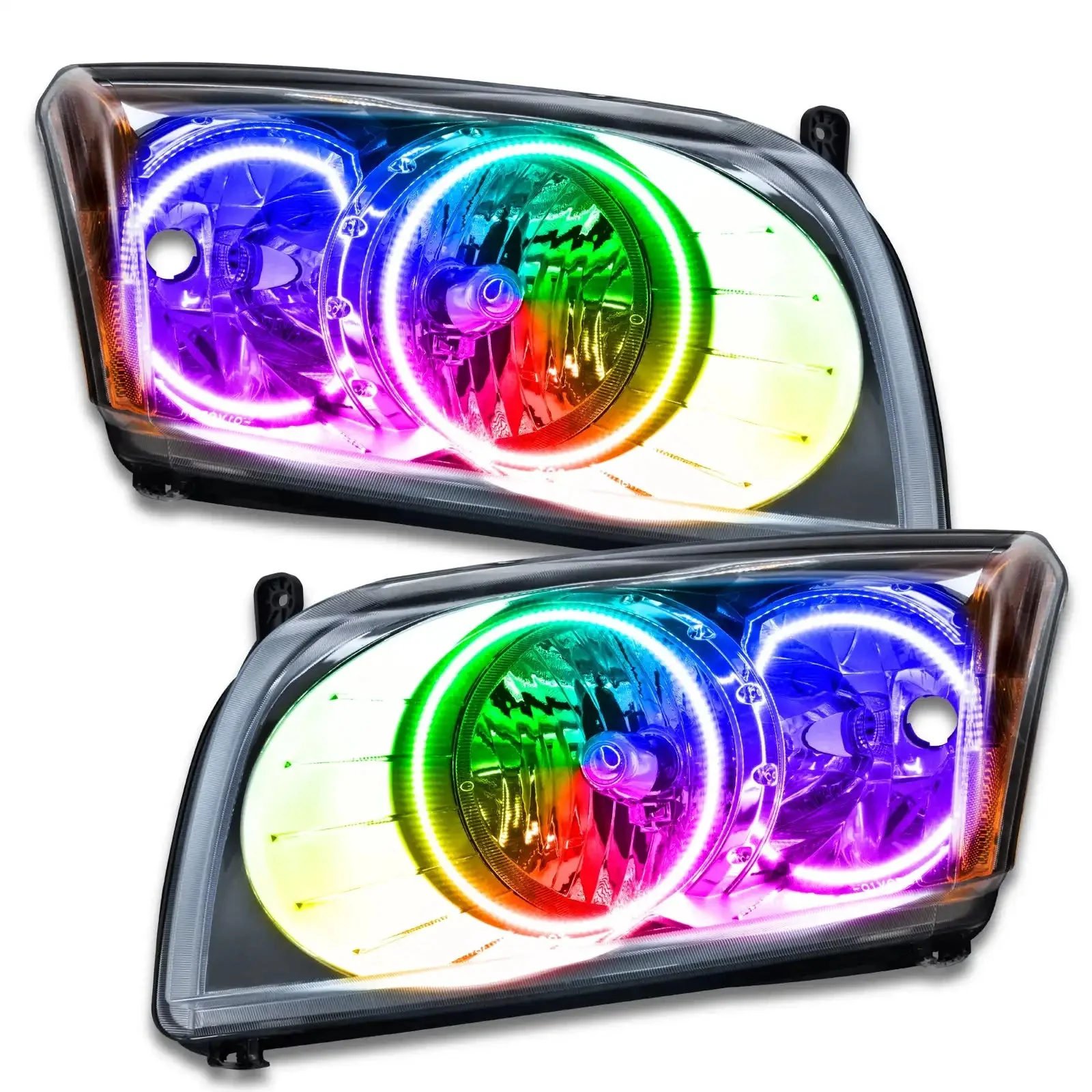ORACLE Lighting 2007-2012 Dodge Caliber Pre-Assembled Headlights - Chrome - Image 6