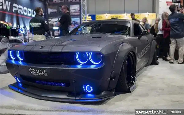 ORACLE Lighting 2008-2014 Dodge Challenger Headlight Halo Kit - Surface Mount - Image 9