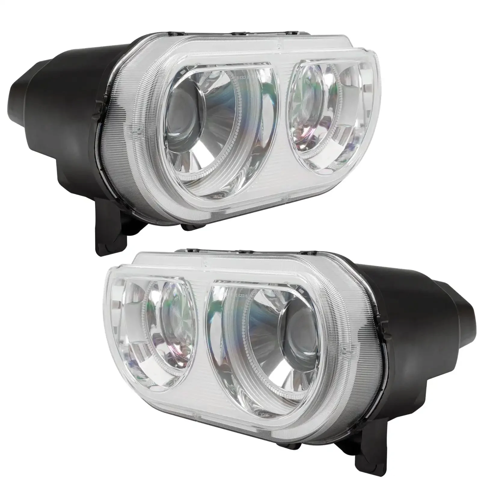 ORACLE Lighting 2008-2014 Dodge Challenger Pre-Assembled Headlights — HID - Image 2