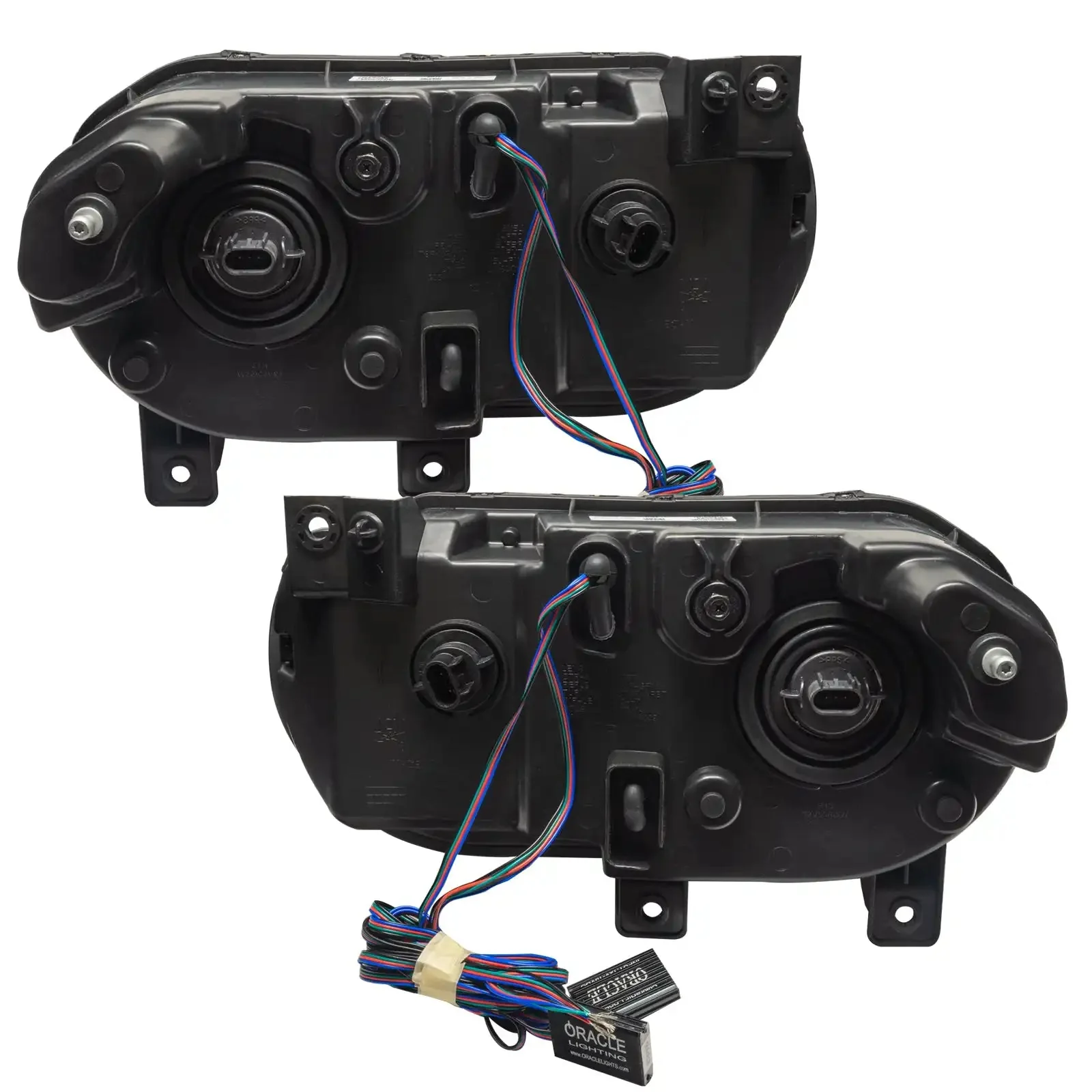 ORACLE Lighting 2008-2014 Dodge Challenger Pre-Assembled Halo Headlights - Non HID - Chrome - Image 4