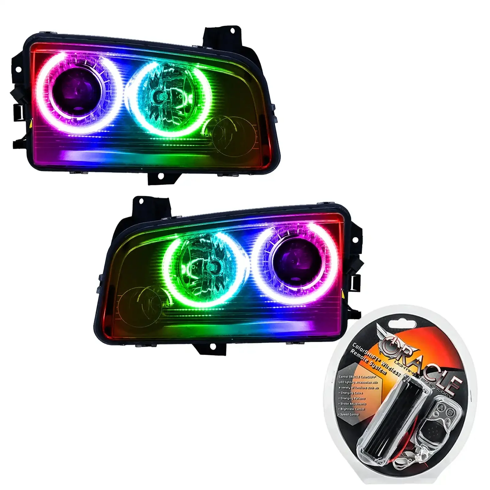 ORACLE Lighting 2008-2010 Dodge Charger Pre-Assembled Halo Headlights - HID - Image 11