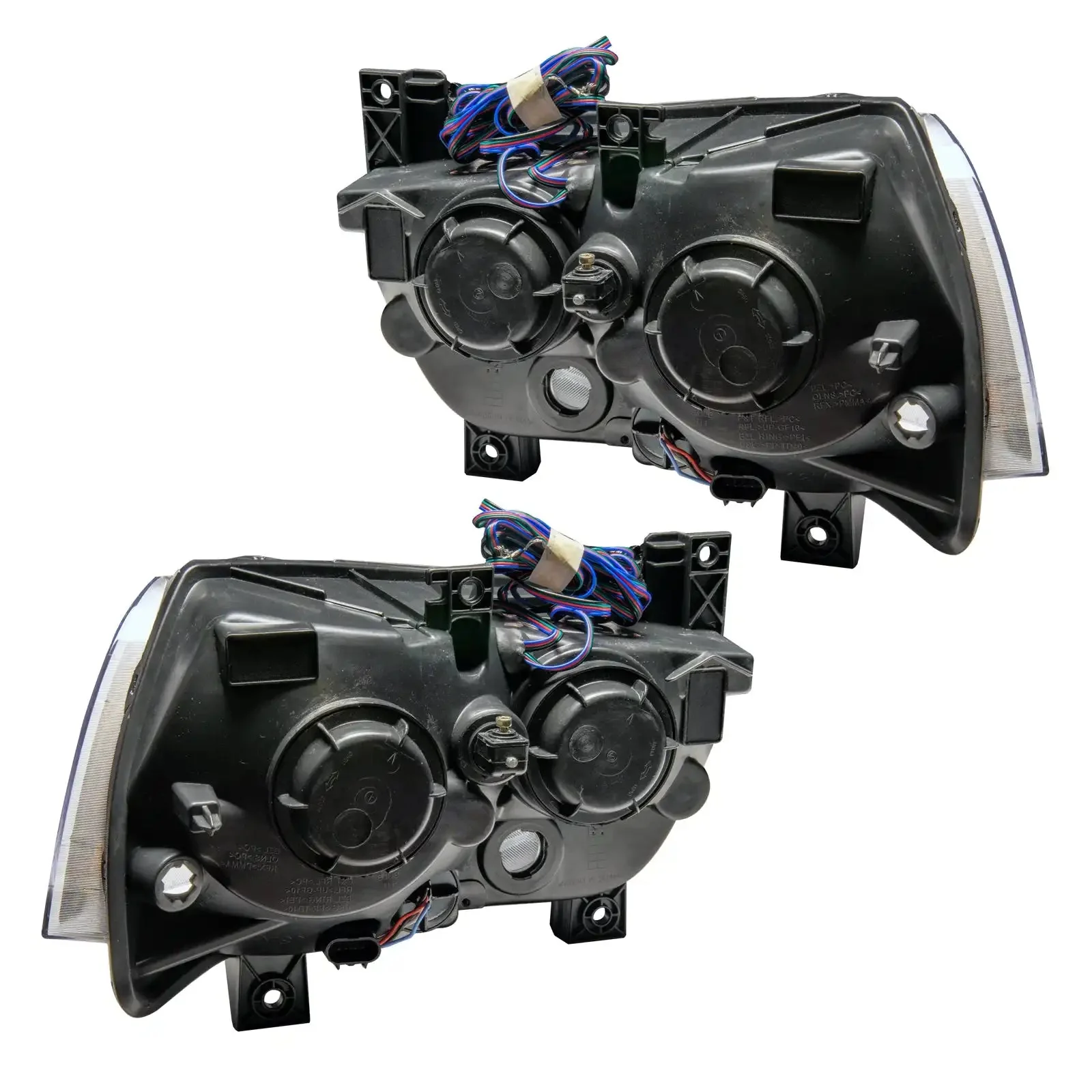 ORACLE Lighting 2011-2014 Dodge Charger Pre-Assembled Halo Headlights - Non HID - Black Housing - Image 5