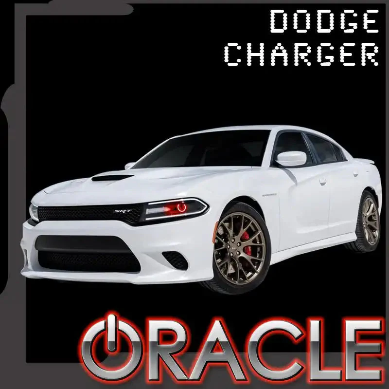 ORACLE Lighting 2015-2021 Dodge Charger LED Projector Halo Kit - Image 2