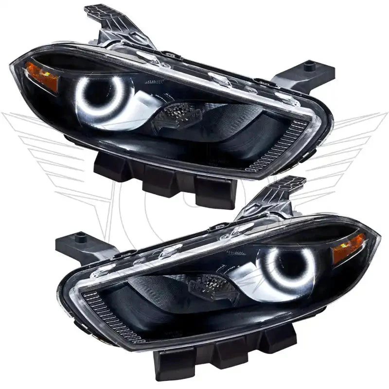 ORACLE Lighting 2013-2014 Dodge Dart Pre-Assembled Headlights - Black Housing (HID Style) - Image 6