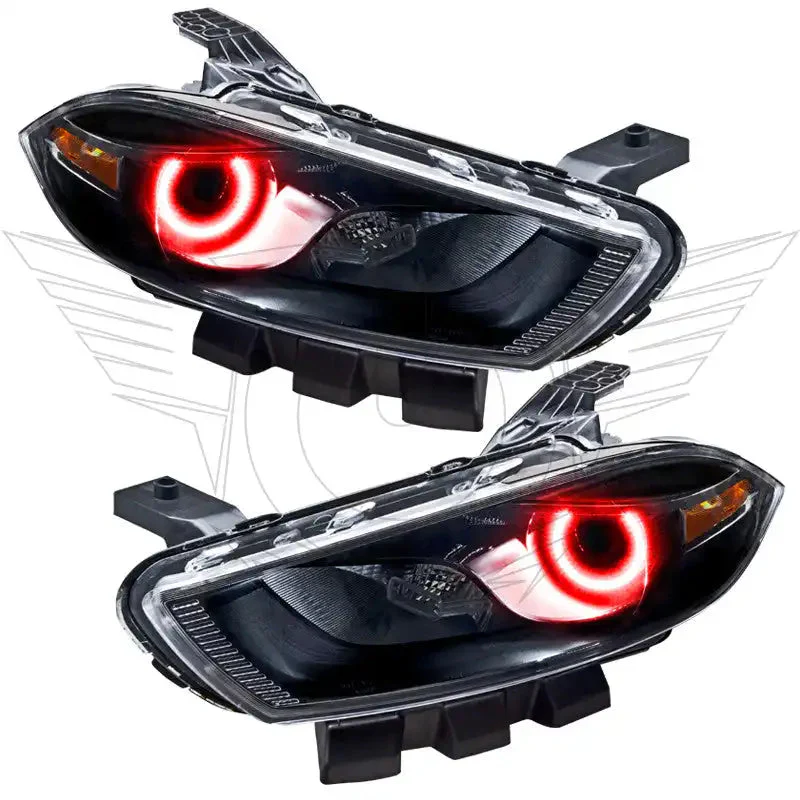 ORACLE Lighting 2013-2014 Dodge Dart Pre-Assembled Headlights - Black Housing (HID Style) - Image 7