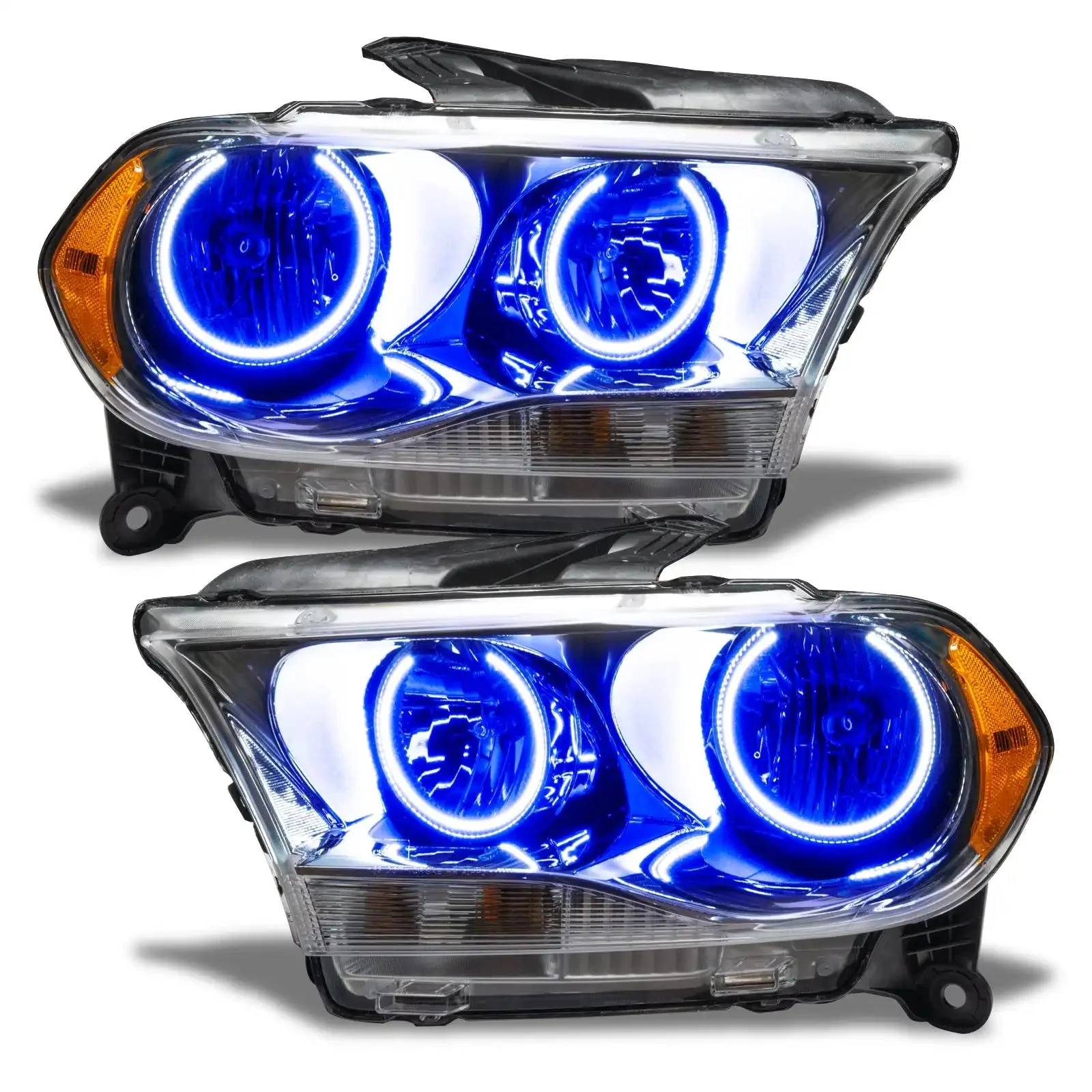 ORACLE Lighting 2011-2013 Dodge Durango Pre-Assembled Headlights Non-HID - Chrome Housing - Image 7