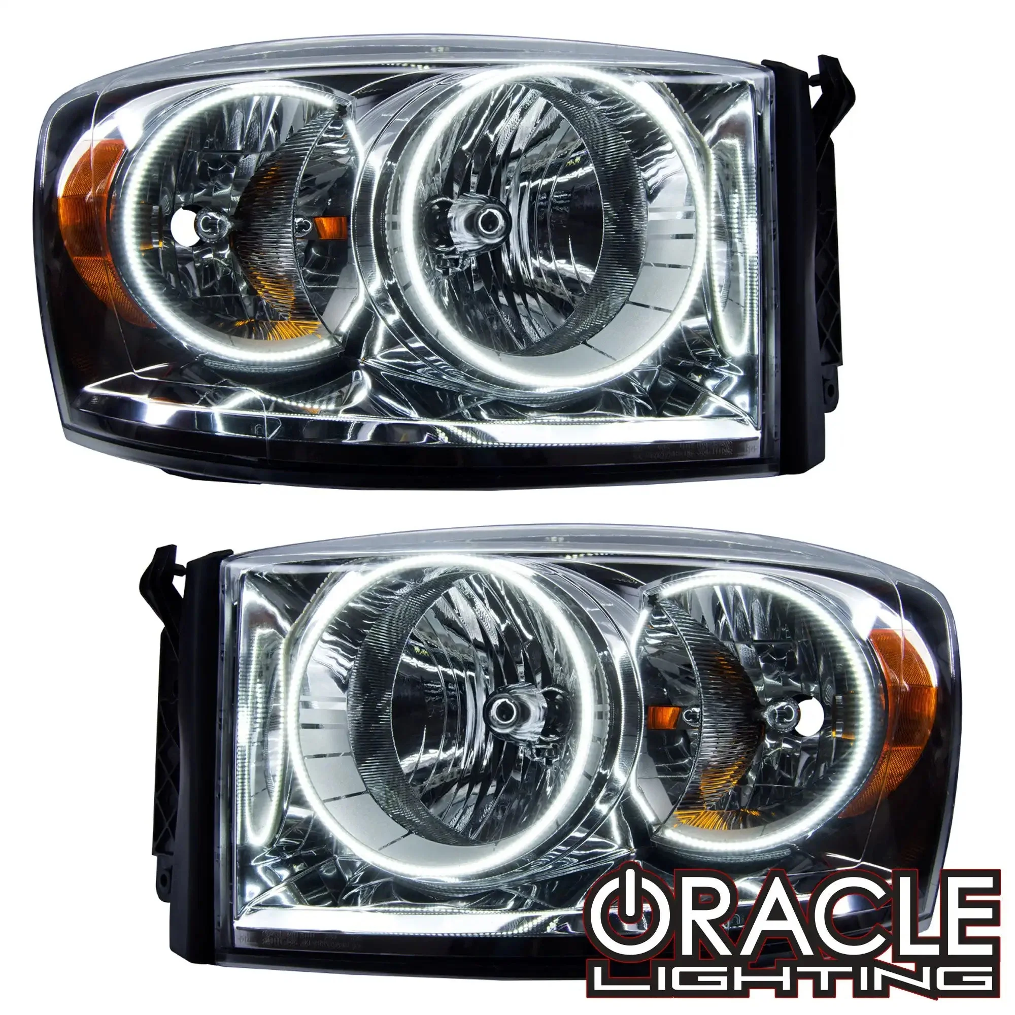 ORACLE Lighting 2007-2008 Dodge Ram Pre-Assembled Halo Headlights