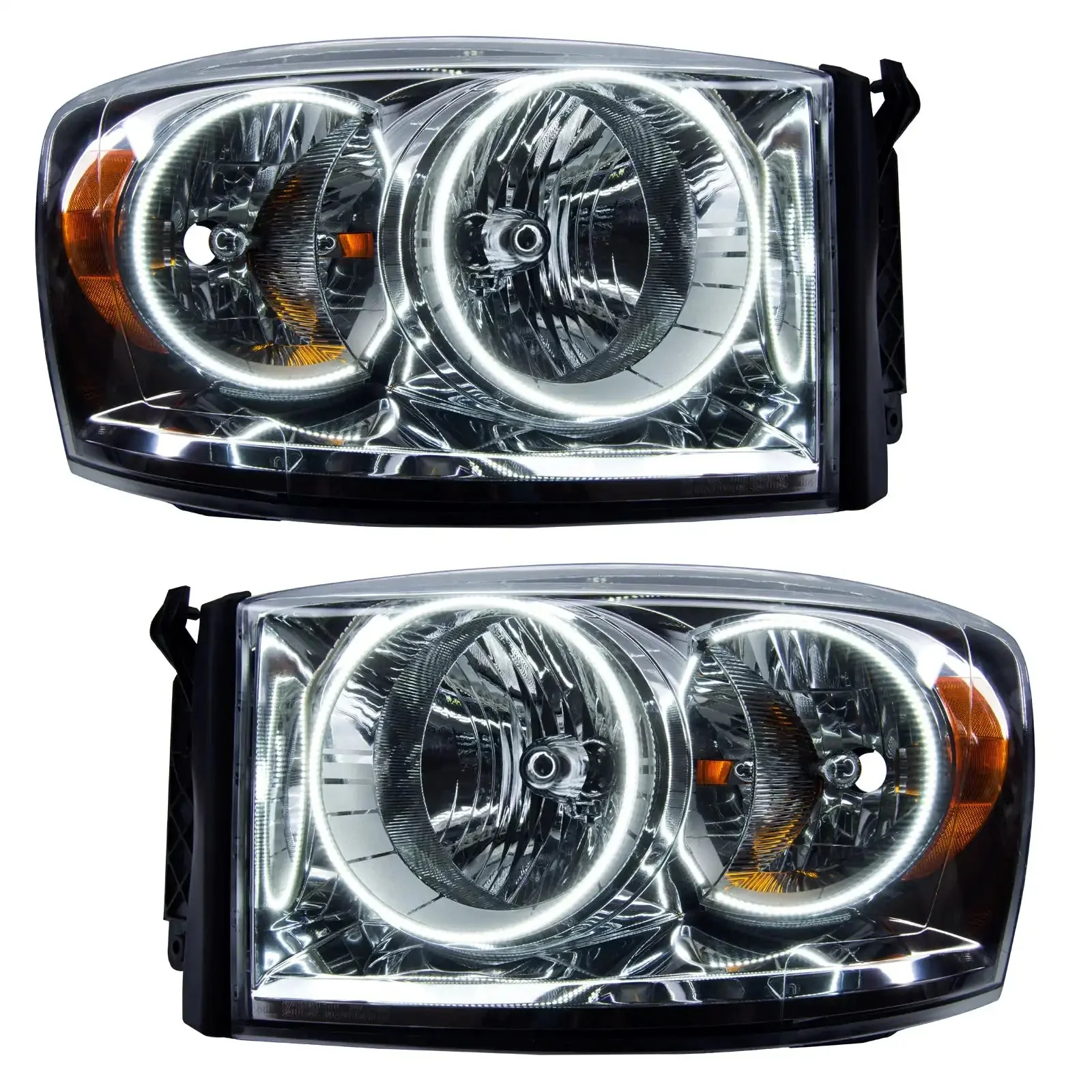 ORACLE Lighting 2007-2008 Dodge Ram Pre-Assembled Halo Headlights - Image 6