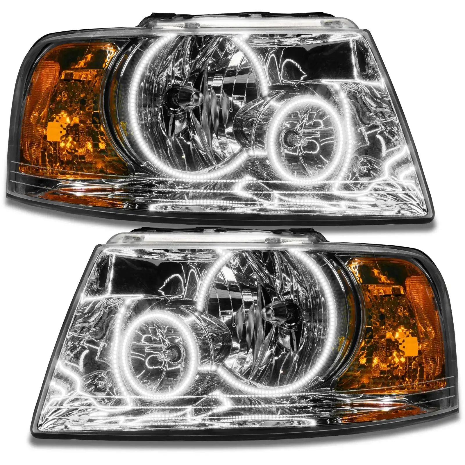 ORACLE Lighting 2003-2006 Ford Expedition Pre-Assembled Headlights - Chrome - Image 2