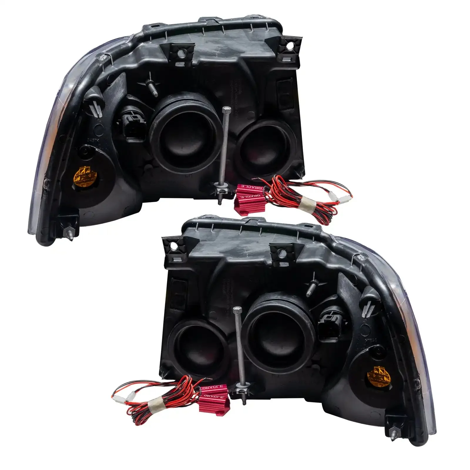ORACLE Lighting 2003-2006 Ford Expedition Pre-Assembled Halo Headlights - Black Housing - Image 4