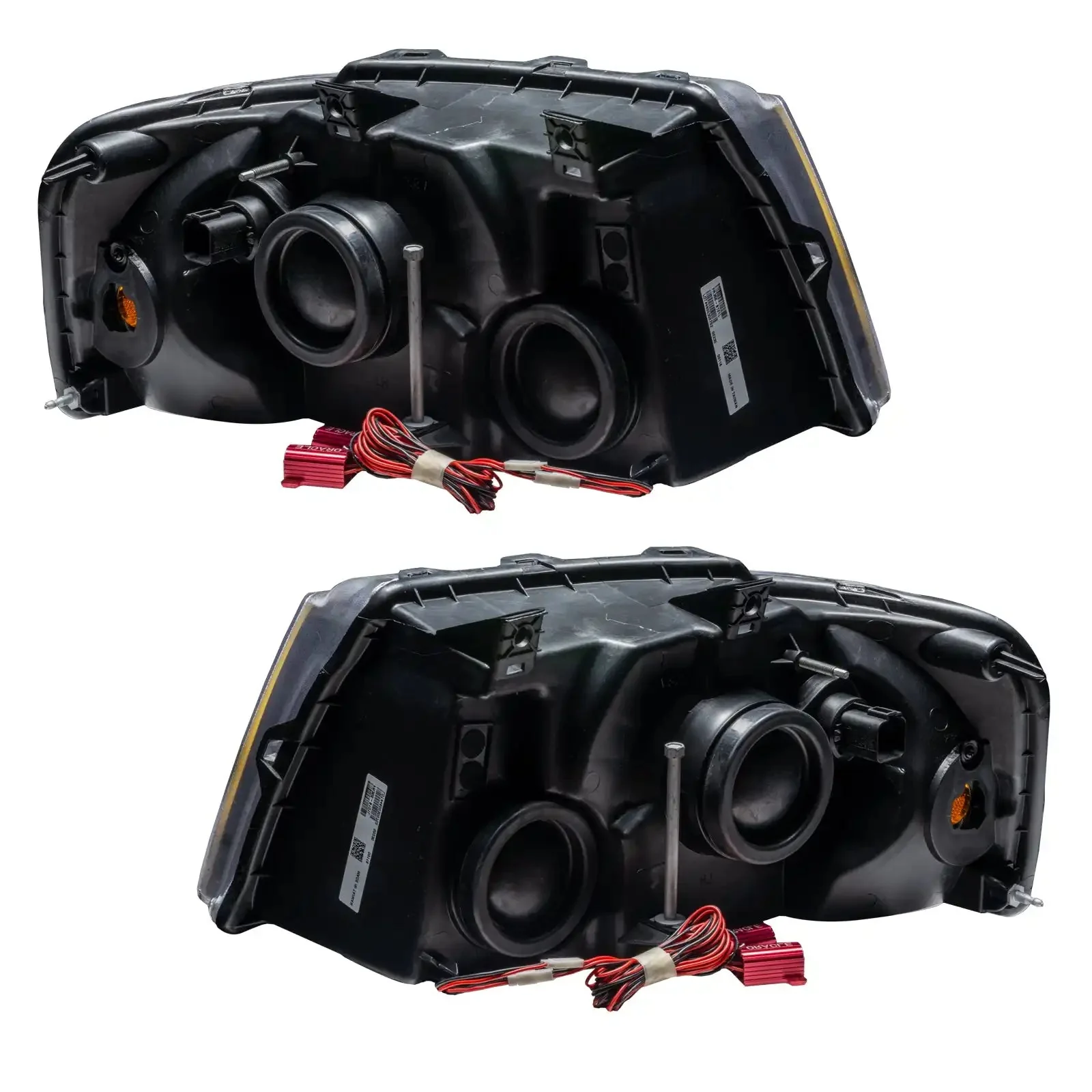 ORACLE Lighting 2003-2006 Ford Expedition Pre-Assembled Halo Headlights - Black Housing - Image 5