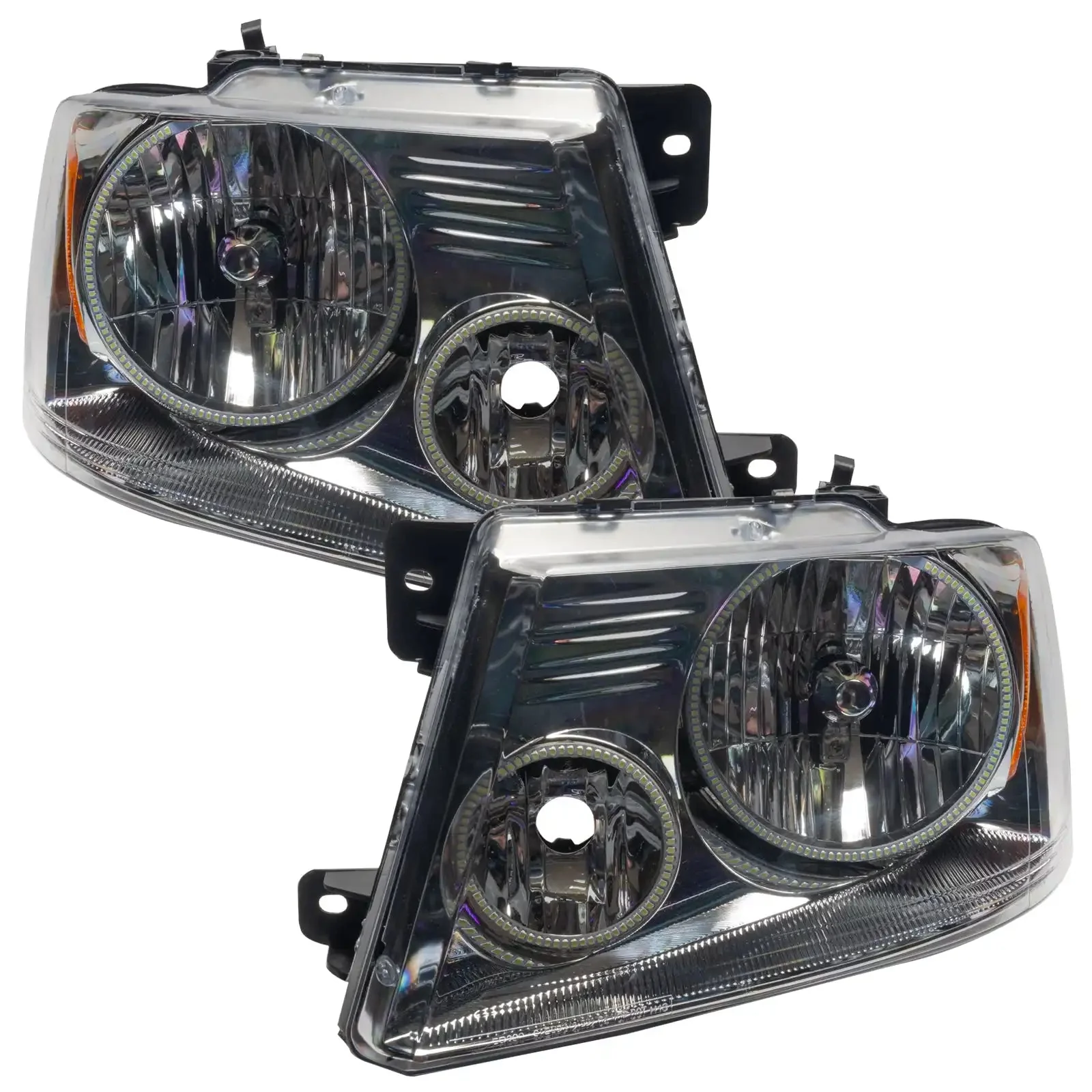 ORACLE Lighting 2005-2008 Ford F-150 Pre-Assembled Halo Headlights - Chrome Housing - Image 3